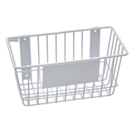 Vaser Designs 12 x 6 x 6 in. Wire Basket White VA727955